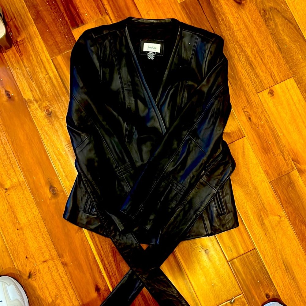 Women’s Neiman Marcus Black Leather Jacket